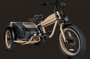 Vintage-looking ebike sidecar lets you ride around in style