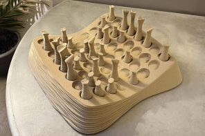 This 3D Printed Chess Set Transforms Sand into Timeless Art