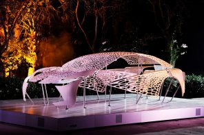 Lexus Liminal Cycles is a multisensory installation based on the LF-ZC luxury EV