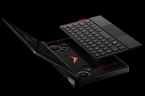 Mini gaming laptop has a removable keyboard to easily switch between work and play