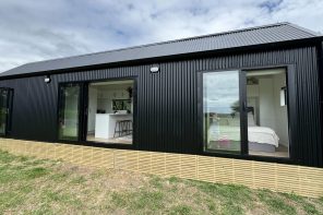 This Spacious All-Black Tiny Home Makes For An Excellent Starter Home For Small Families