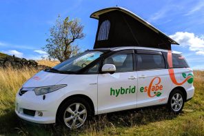 Toyota Hybrid Eco Escape camper van is a daily driver prepared to take you to the countryside for days together