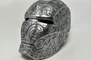 This Hand-Engraved Iron Man Helmet is the Most ‘Marvel’ous Piece Of Baroque-Inspired Art