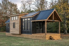 This Rustic Tiny Home Offers A Luxurious Cottagecore Lifestyle On The Go