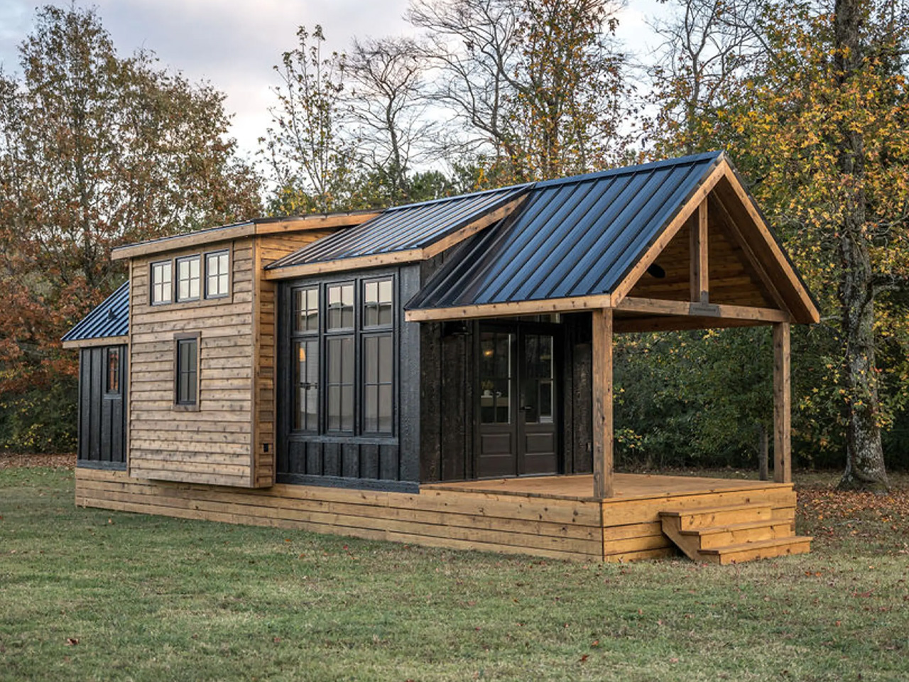 This Rustic Tiny Home Offers A Luxurious Cottagecore Lifestyle On The Go