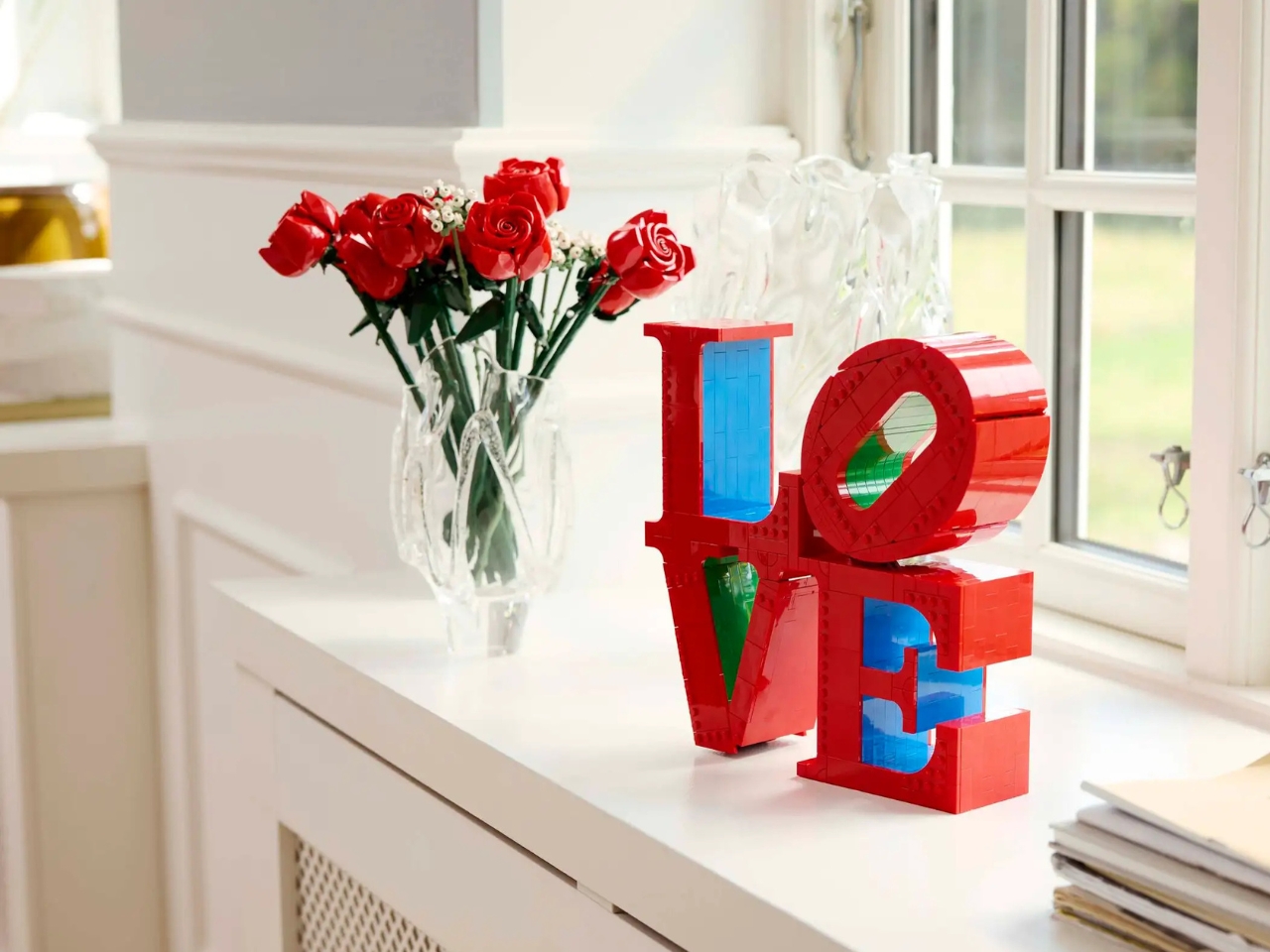 LEGO Art Love building set celebrates Robert Indiana’s famous sculpture