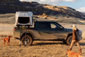 Rivian x iKamper Skycamp Mini is all-season, two-person hardtop RTT for all your camping needs