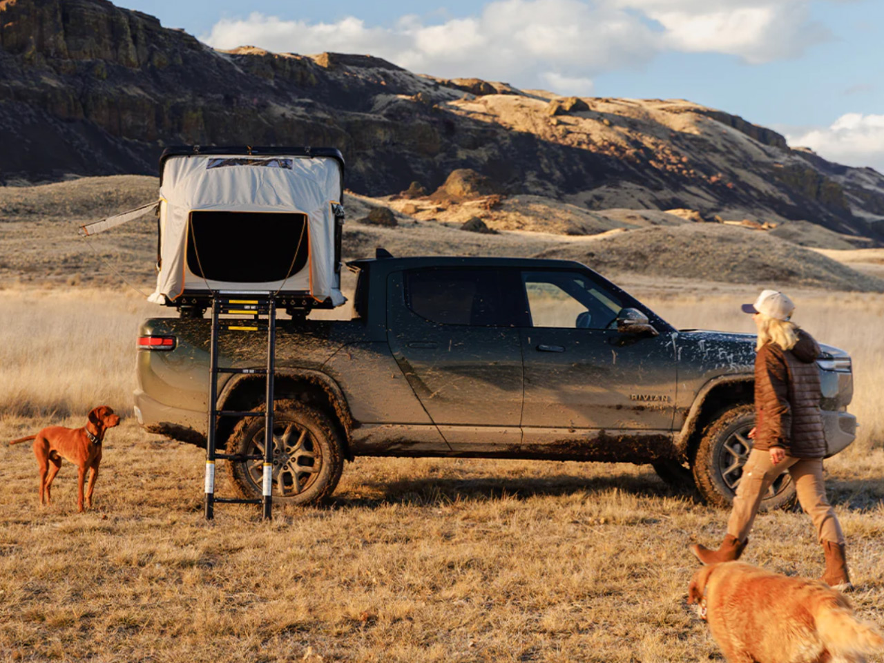 Rivian x iKamper Skycamp Mini is all-season, two-person hardtop RTT for all your camping needs