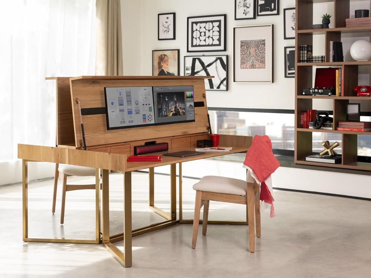 Transformer Table: From Workstation to Dining Table in Seconds