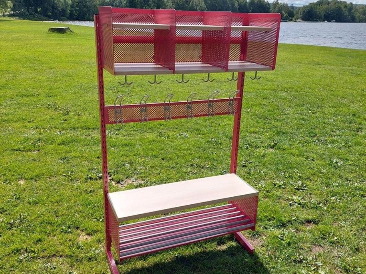 You may just want this visually appealing locker furniture in your space