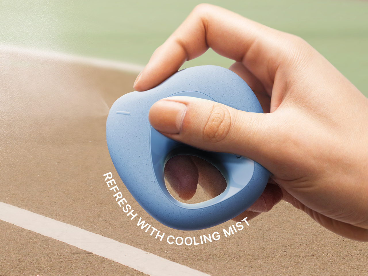 Running Shoes-Inspired Handheld Cooling Mist Spray Keeps Runners Cool While Moving